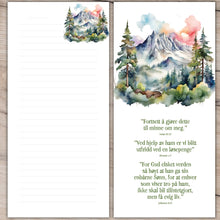 SALG: Brevsett til minnehøytiden – 25 smale ark med konvolutter